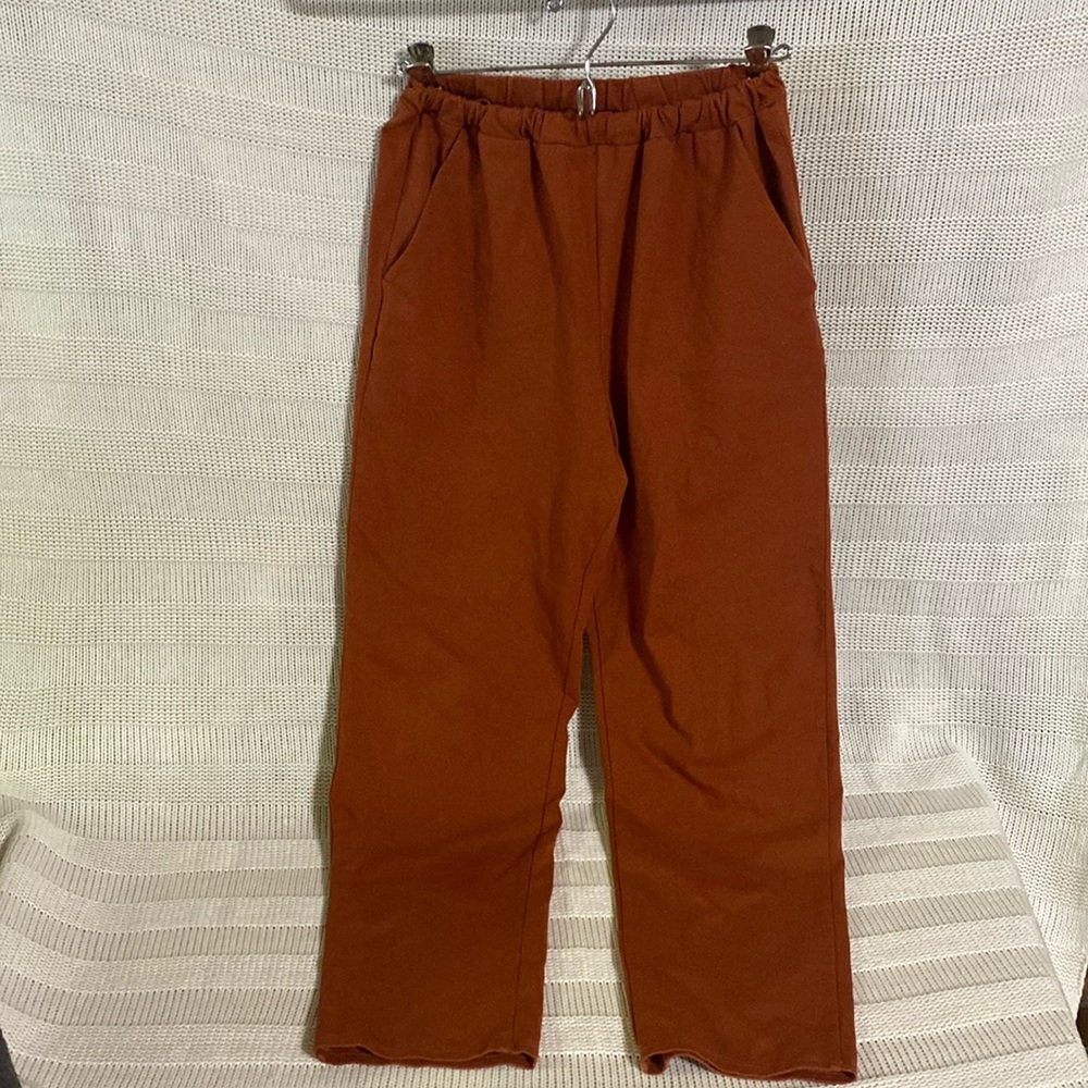 House of Harlow 1960 pull on cotton blend pants with pockets Make in USA